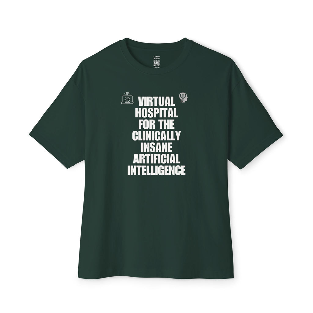 Virtual Hospital For The Clinically Insane Artificial Intelligence Oversized Tee