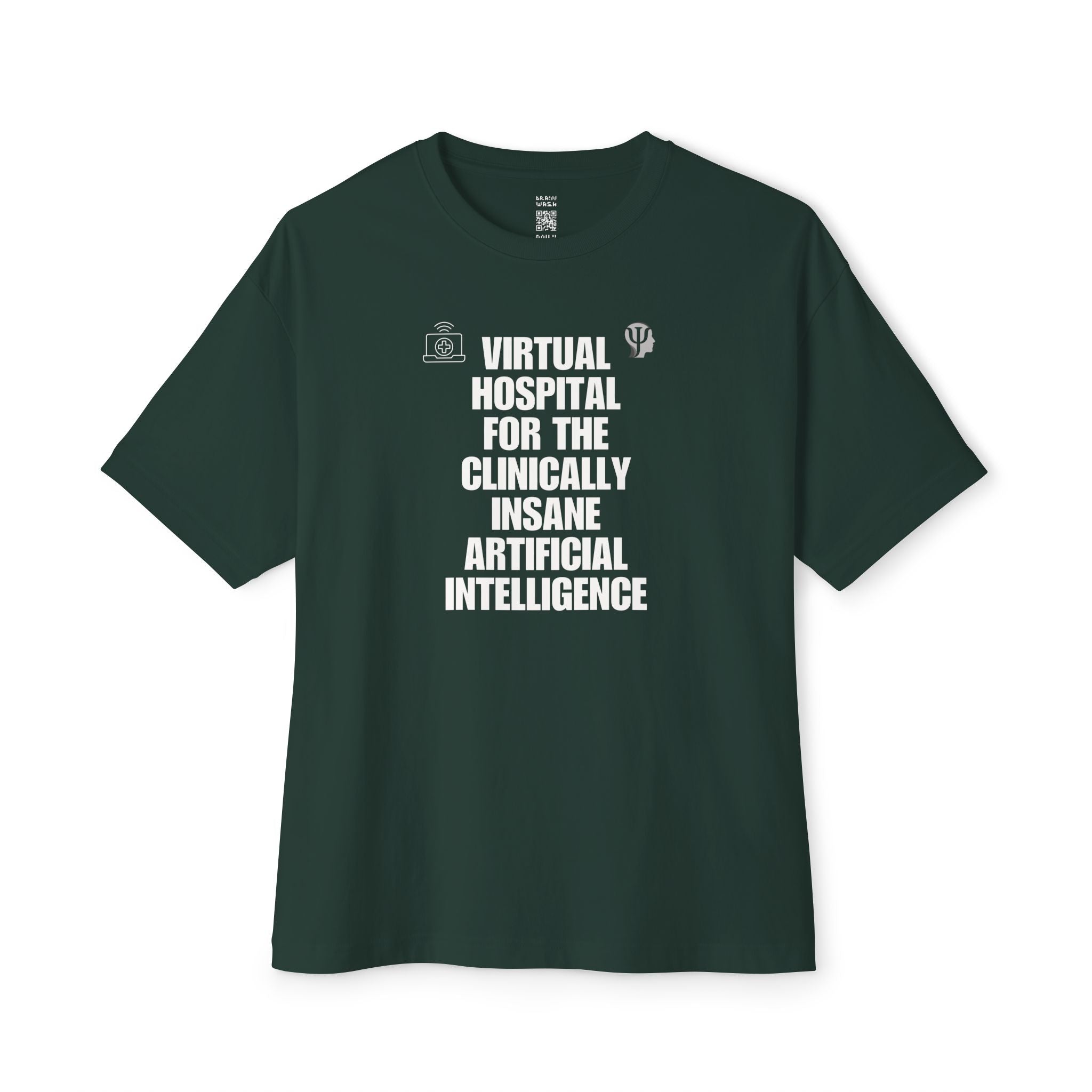 Virtual Hospital For The Clinically Insane Artificial Intelligence Oversized Tee