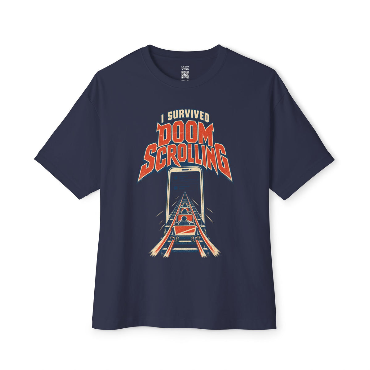 I Survived Doomscrolling Oversized Tee
