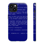 BSoD (Blue Screen of Death) Phone Case
