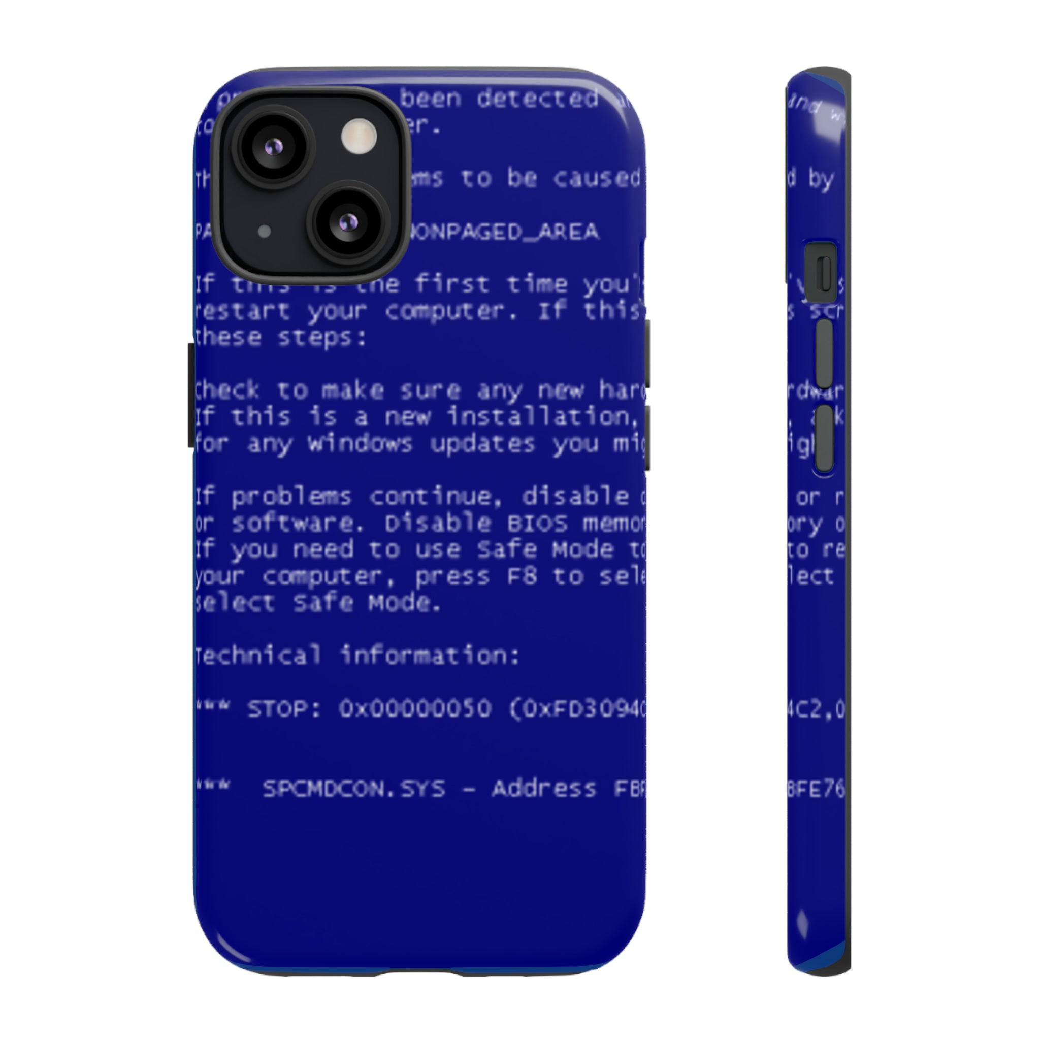 BSoD (Blue Screen of Death) Phone Case