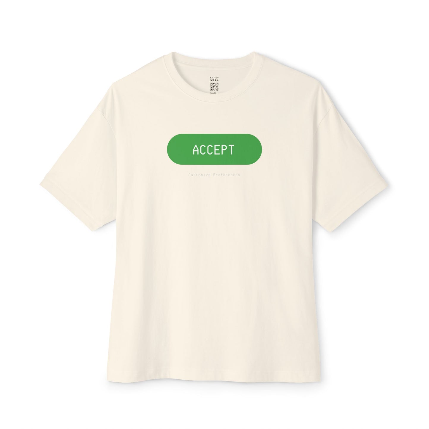 Accept Oversized Tee