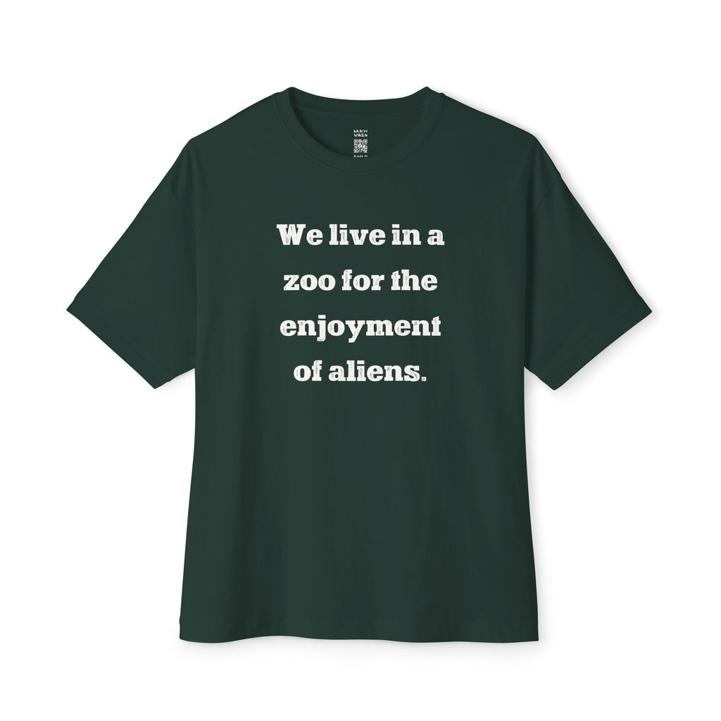 Zoo For The Enjoyment Of Aliens Oversized Tee