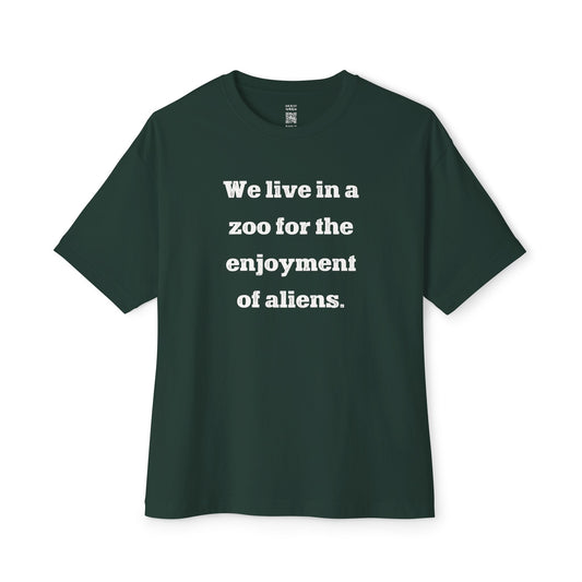 Zoo For The Enjoyment Of Aliens Oversized Tee