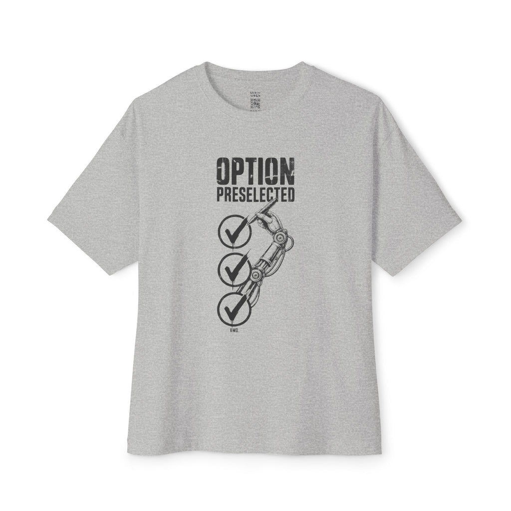 Option Preselected Oversized Tee