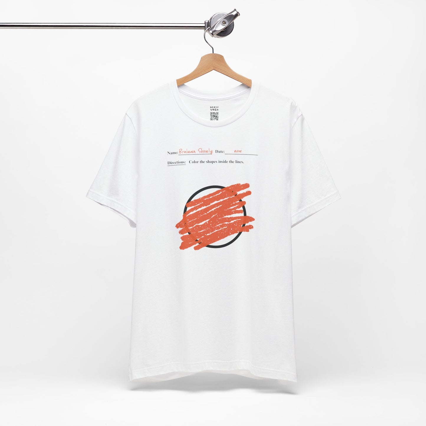 Directions: Color Inside The Lines (Circle) T-Shirt