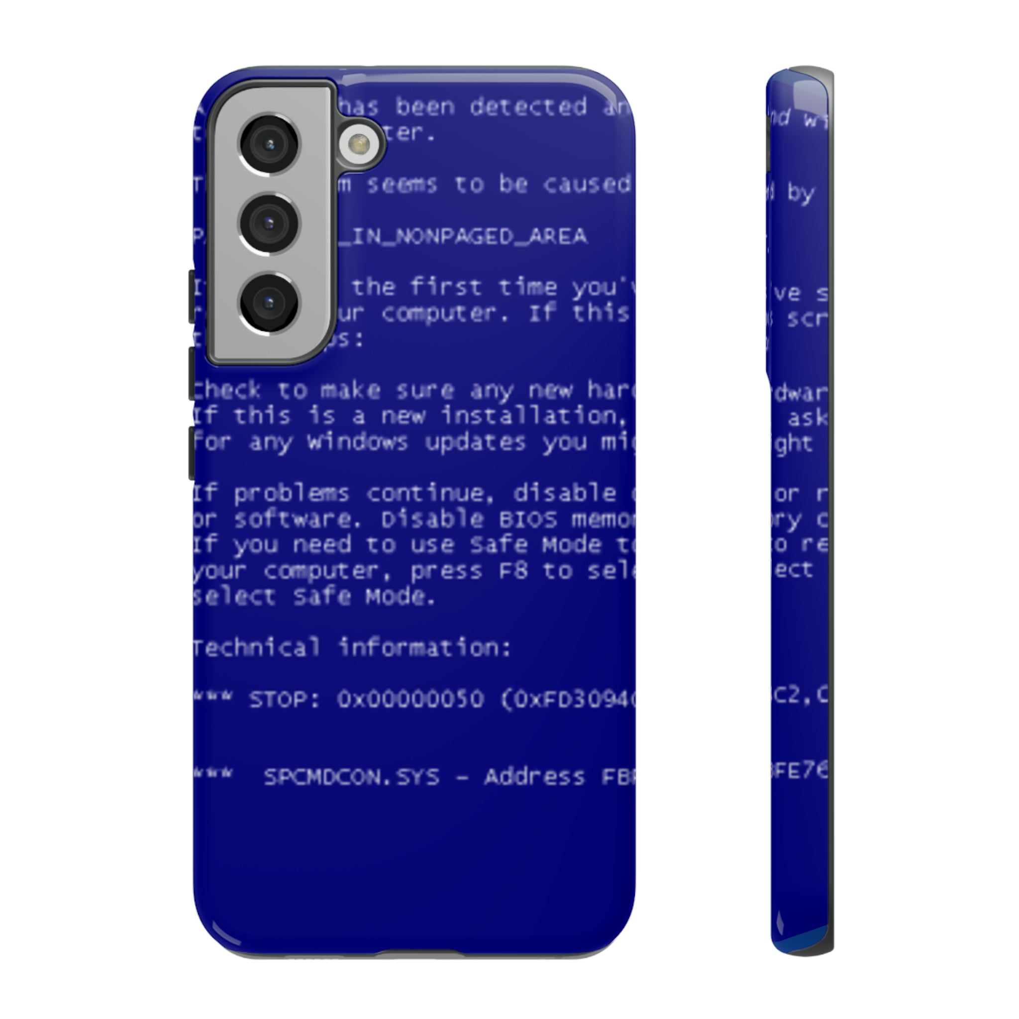 BSoD (Blue Screen of Death) Phone Case