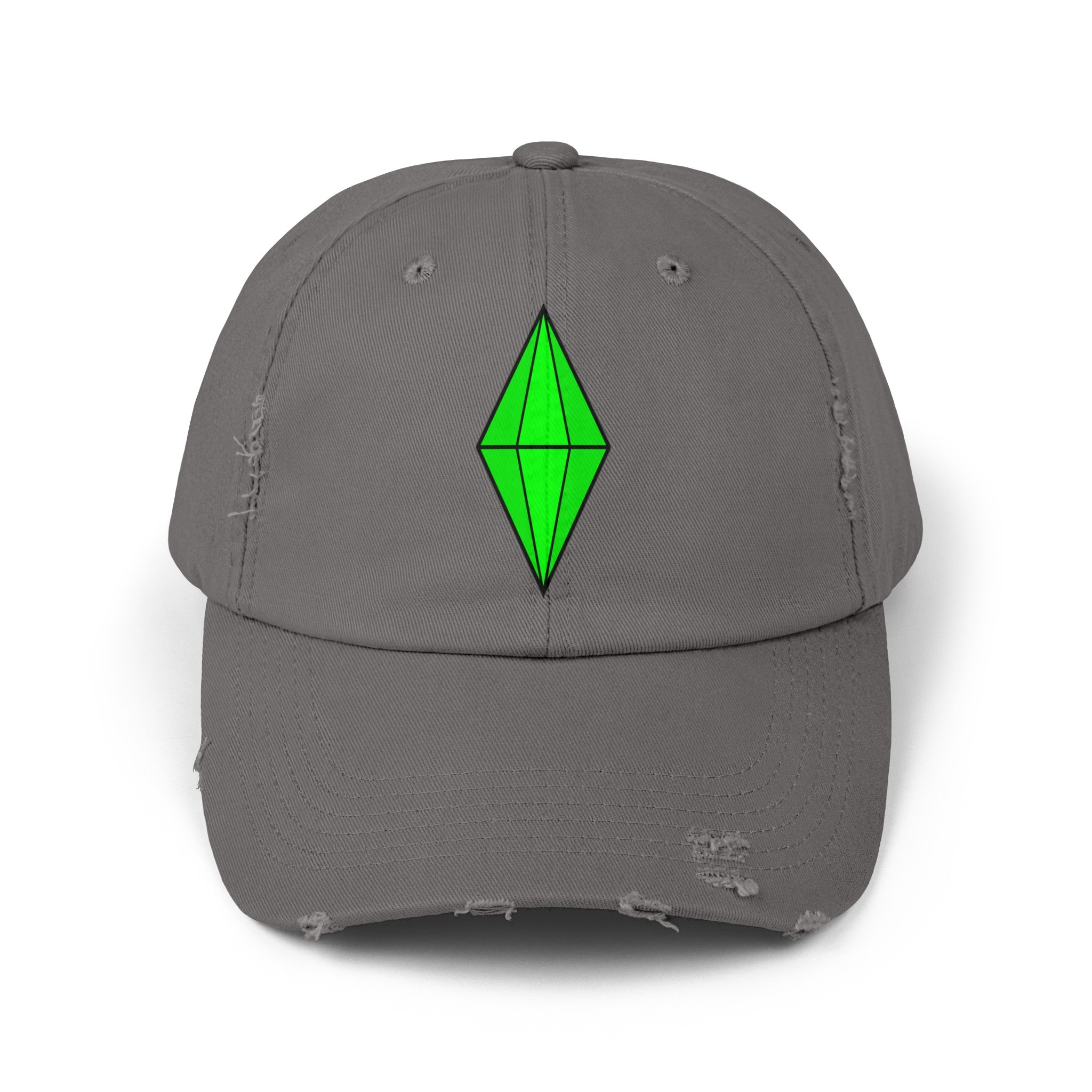 Distressed Plumbob Dad Hat