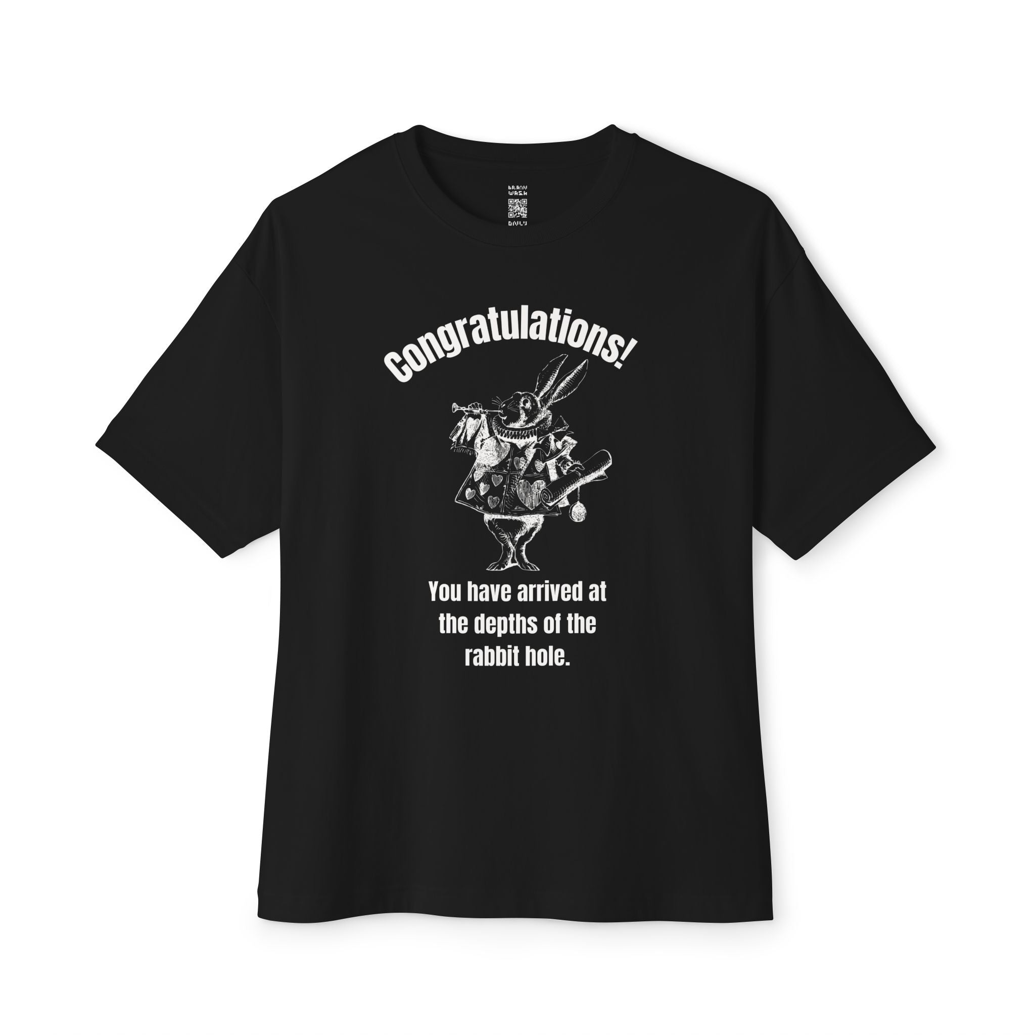 Depths Of The Rabbit Hole Oversized Tee
