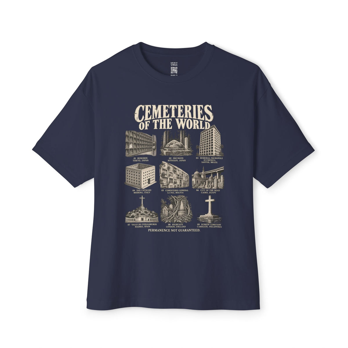 Cemeteries Oversized Tee