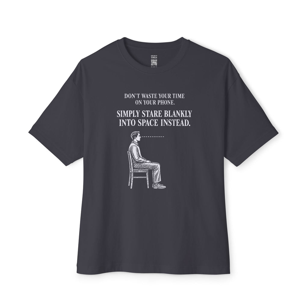 Stare Blankly Oversized Tee