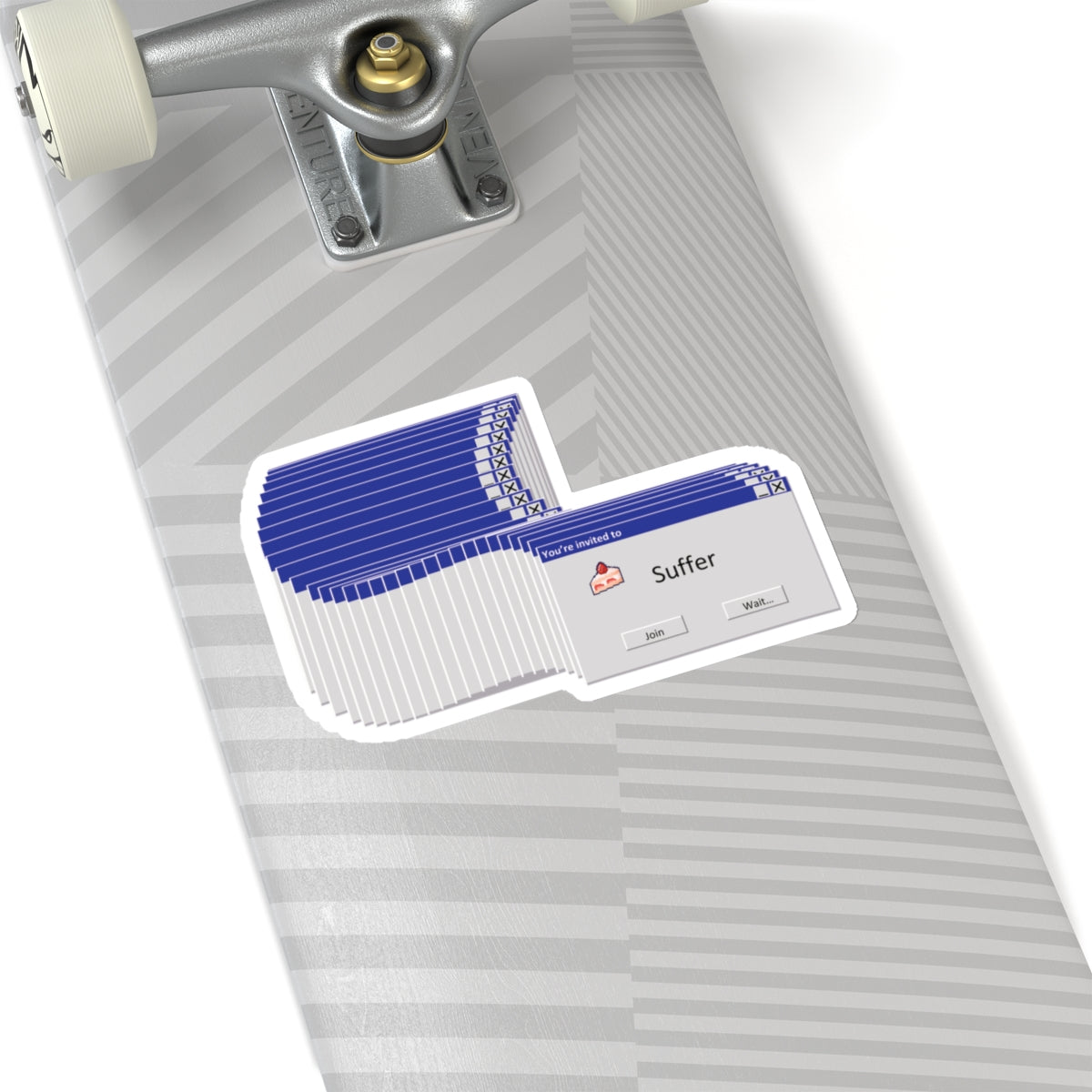 Invitation To Suffer Popup Sticker