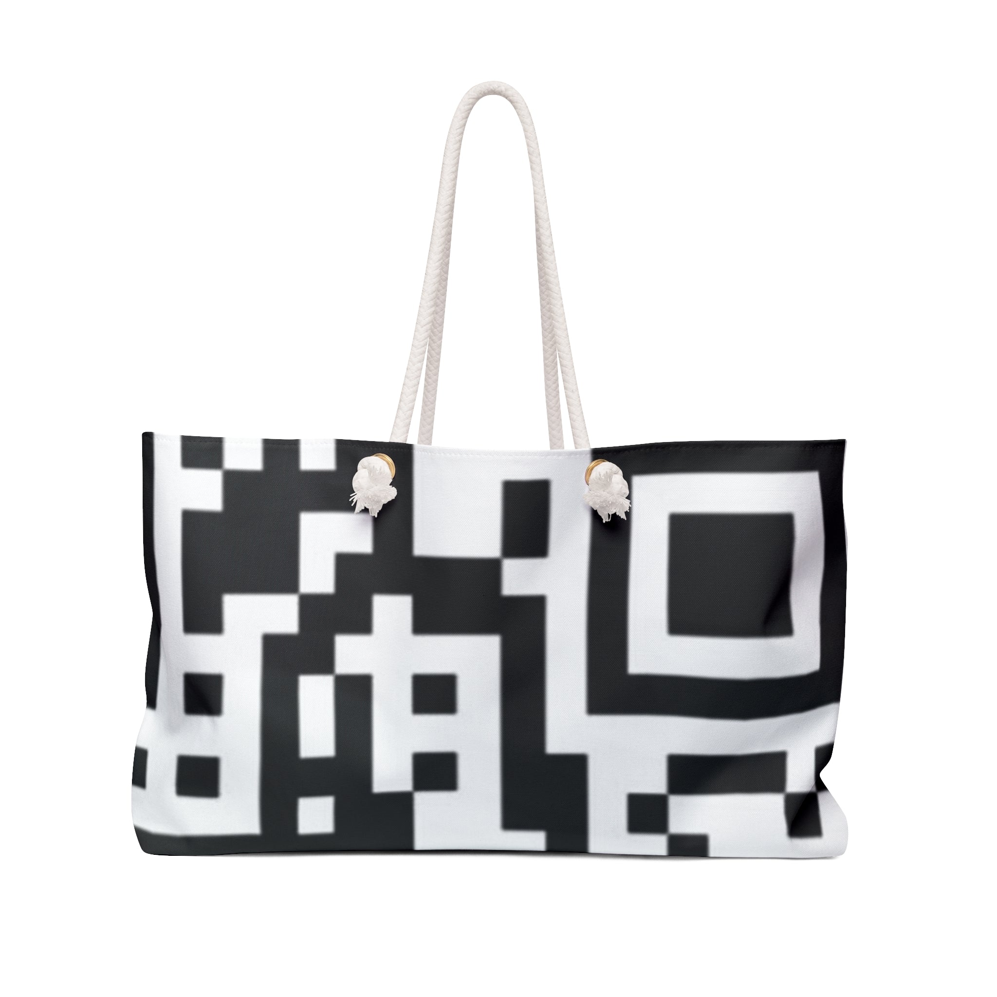 QR Print Weekender Bag
