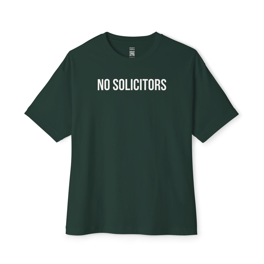 No Solicitors Oversized Tee
