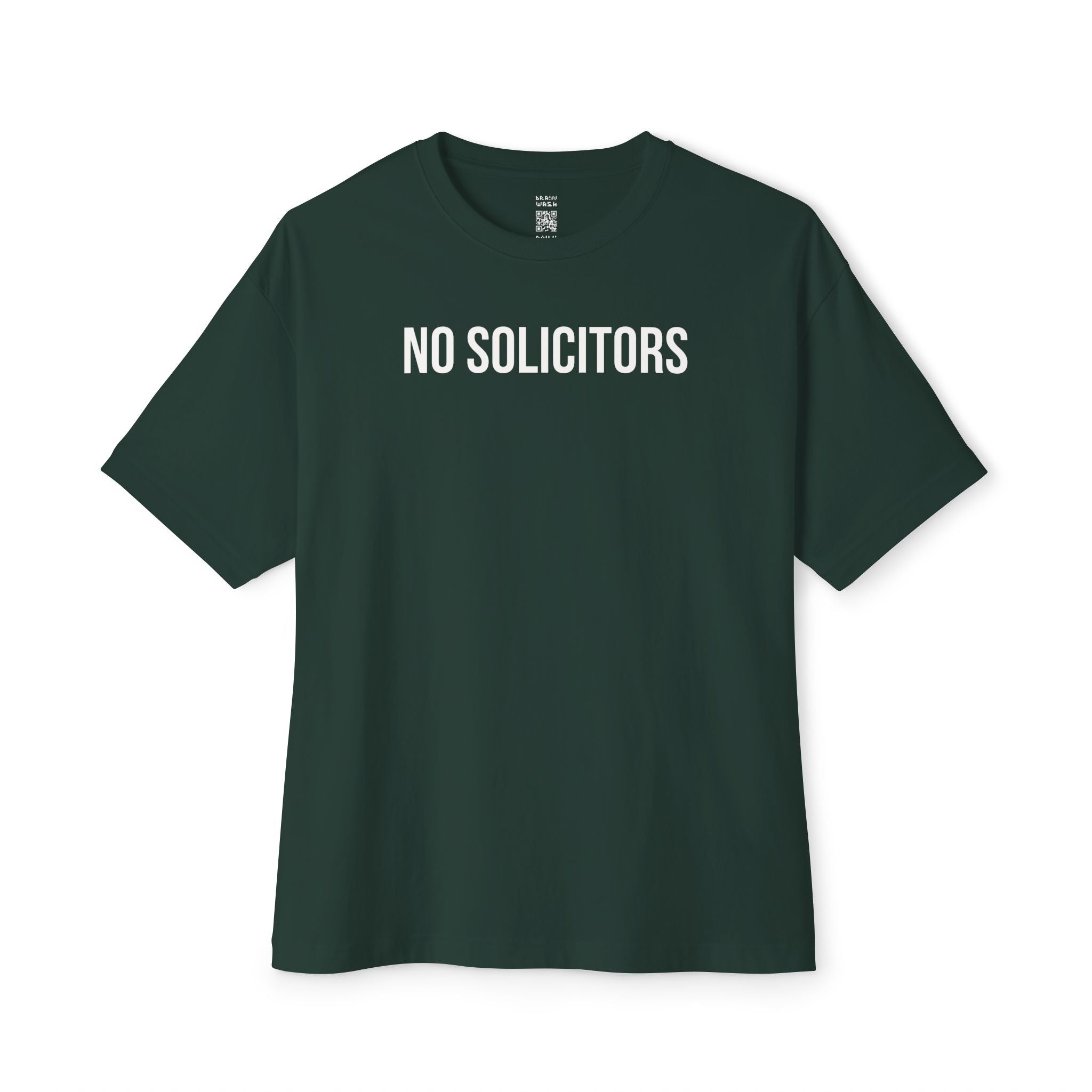 No Solicitors Oversized Tee