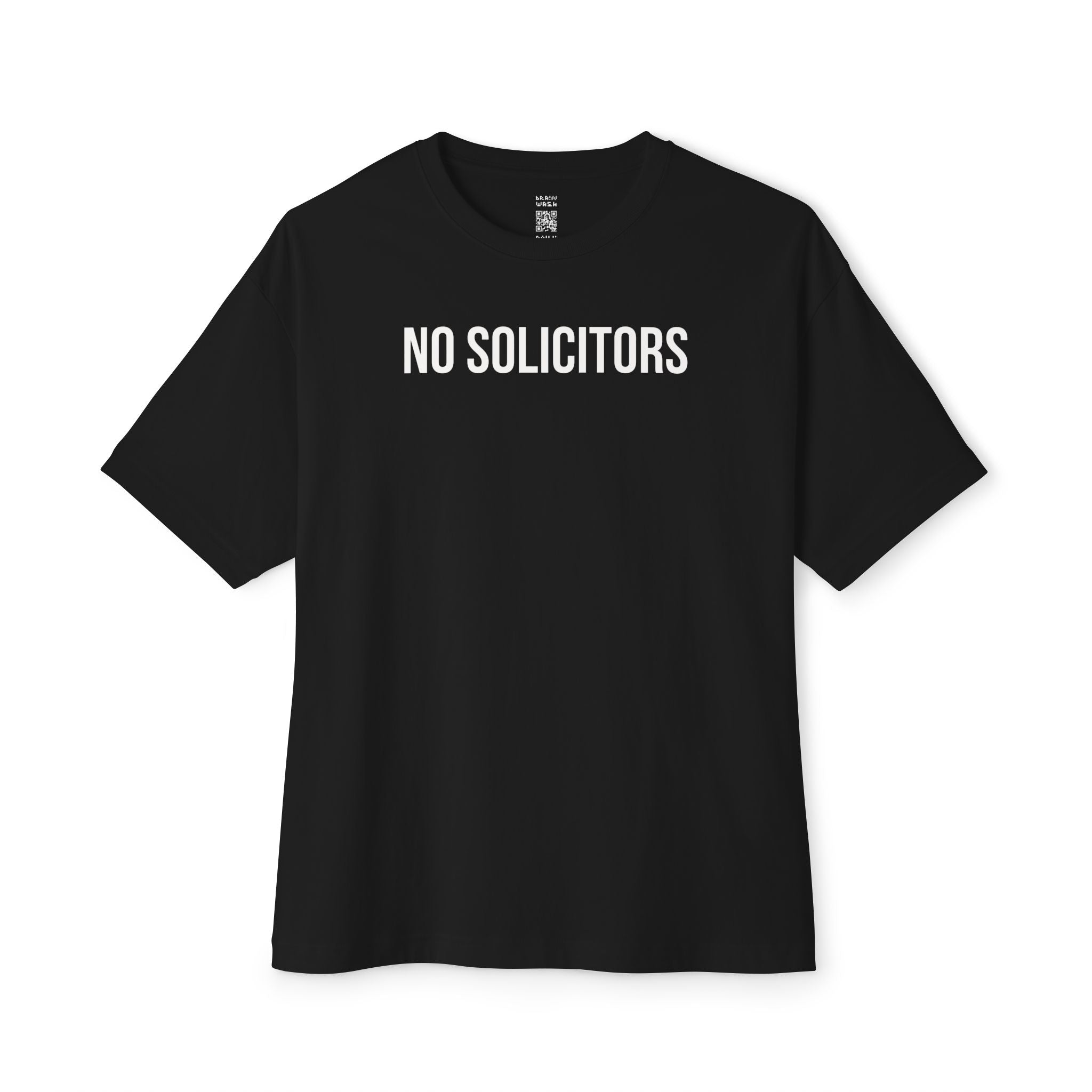No Solicitors Oversized Tee