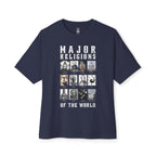Major Religions Of The World Oversized Tee