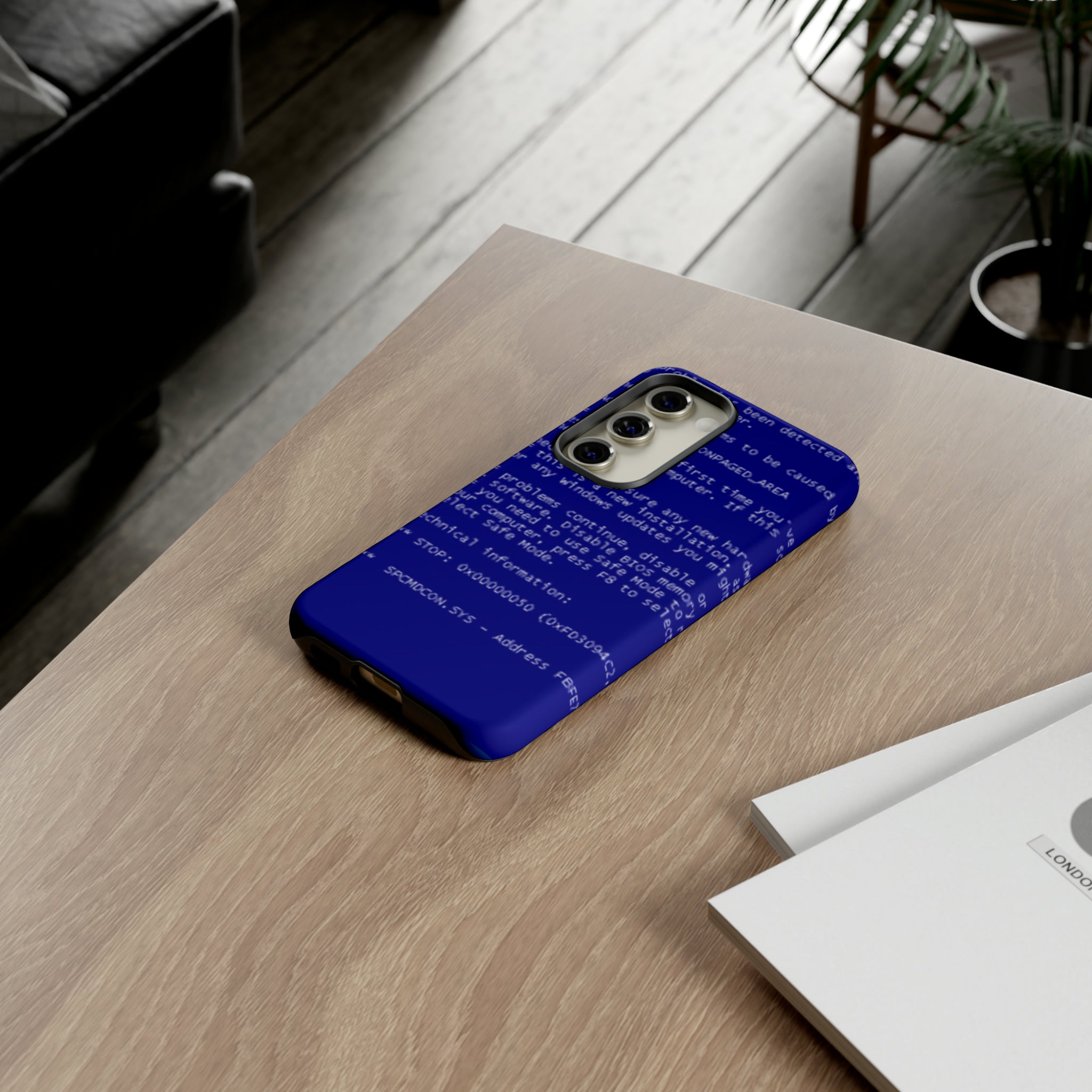 BSoD (Blue Screen of Death) Phone Case