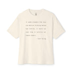 Feeble Powers Quote Oversized Tee