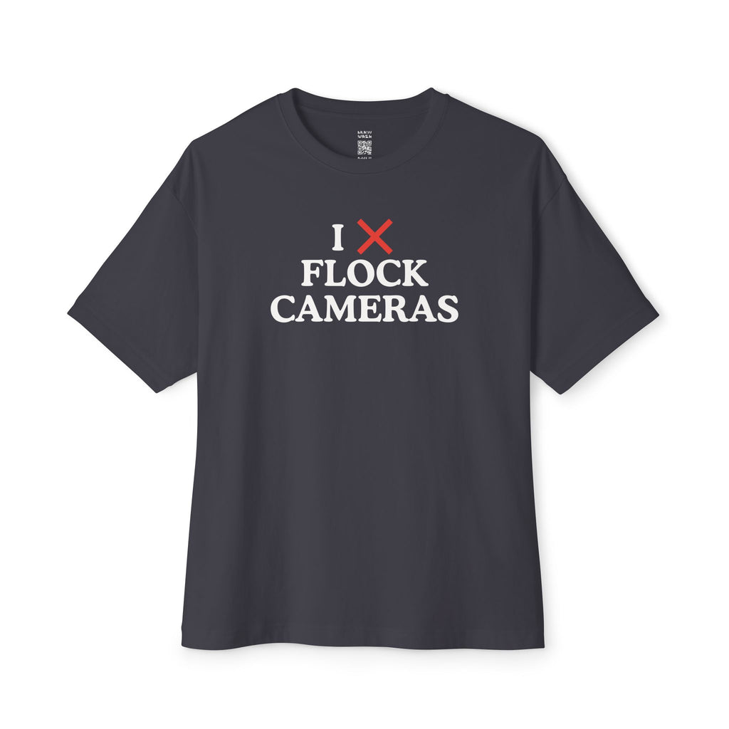 I X Flock Cameras Oversized Tee