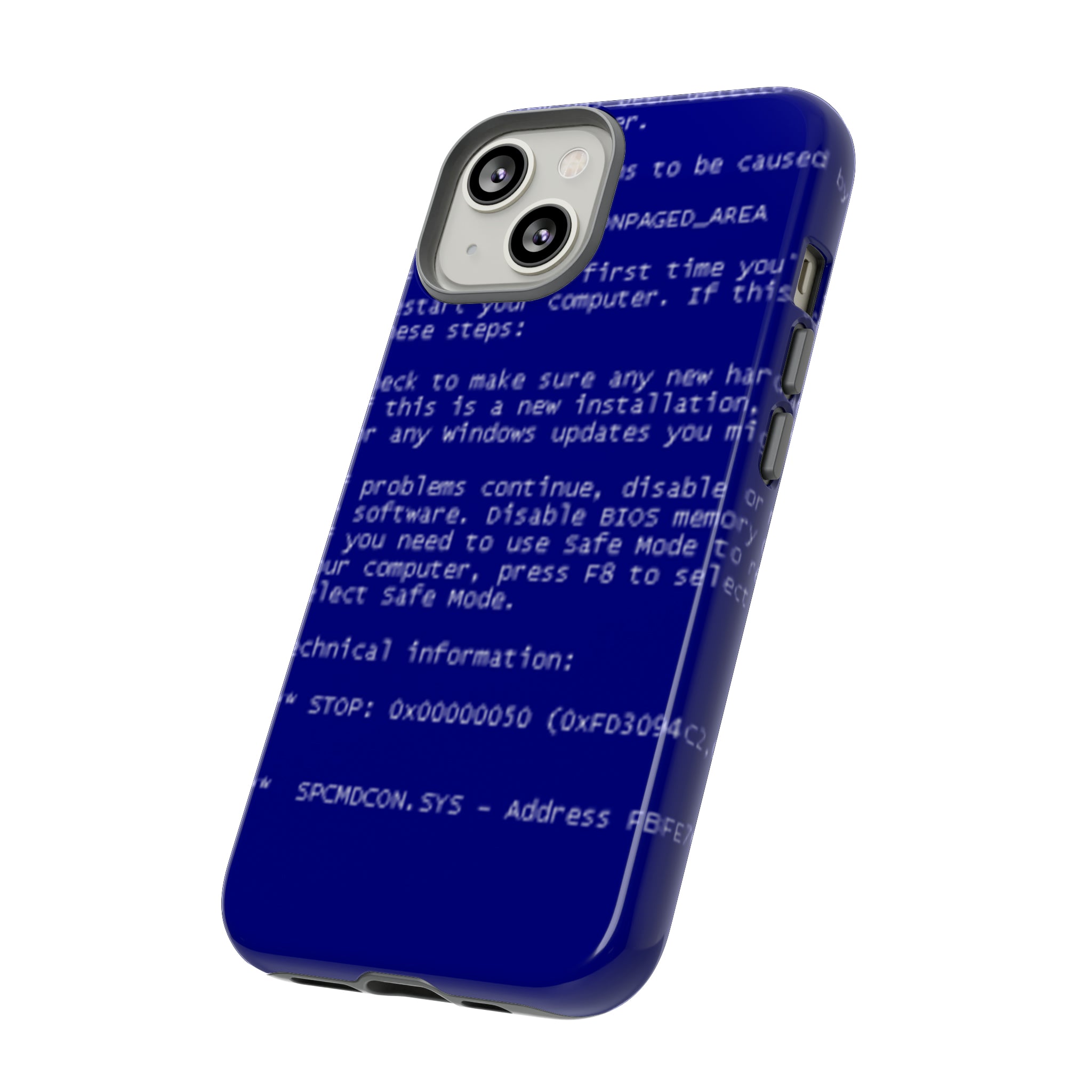BSoD (Blue Screen of Death) Phone Case