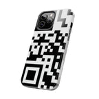 QR Print Tough Phone Case