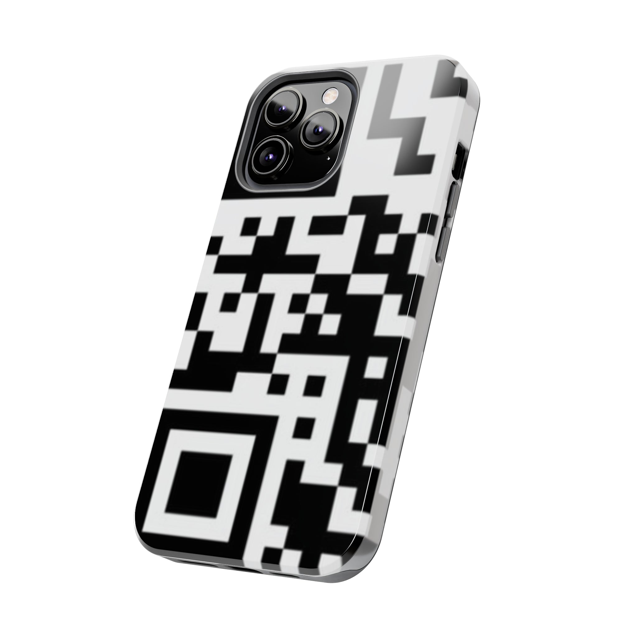 QR Print Tough Phone Case