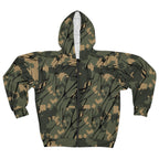Cyber Sigil Digital Camo Zip Up Hoodie