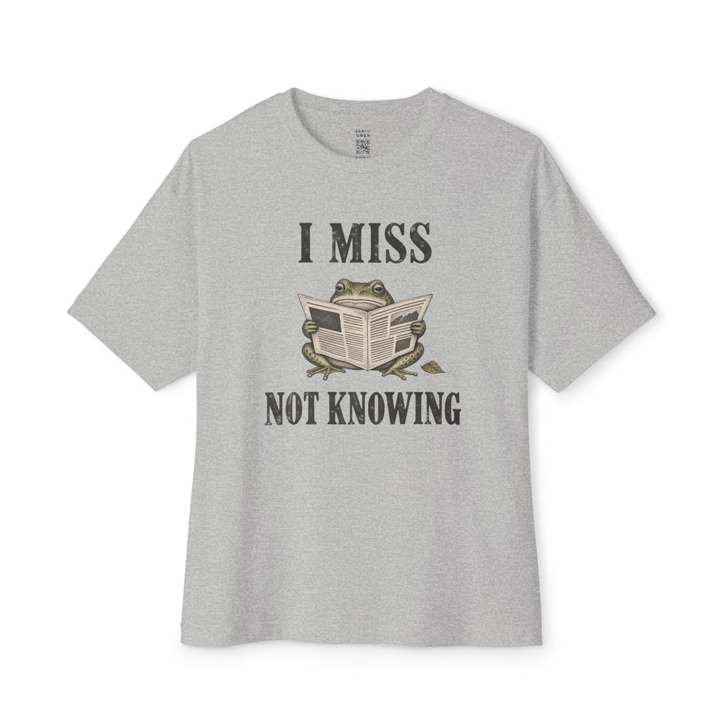 Not Knowing Oversized Tee