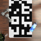 QR Print Yoga Mat