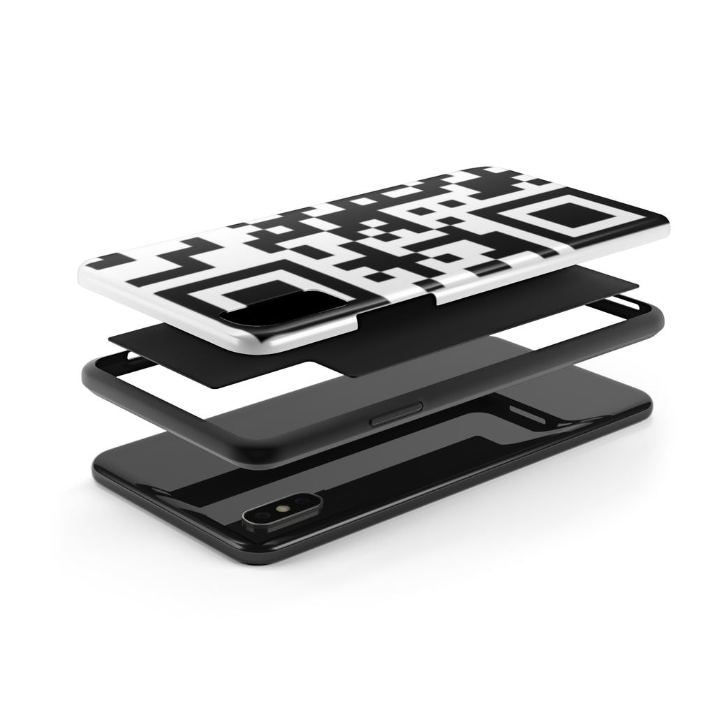 QR Print Tough Phone Case