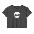Trippy Alien Head Crop Top