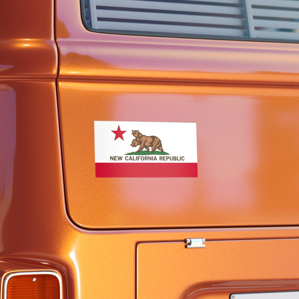 NCR (New California Republic) Flag Bumper Sticker