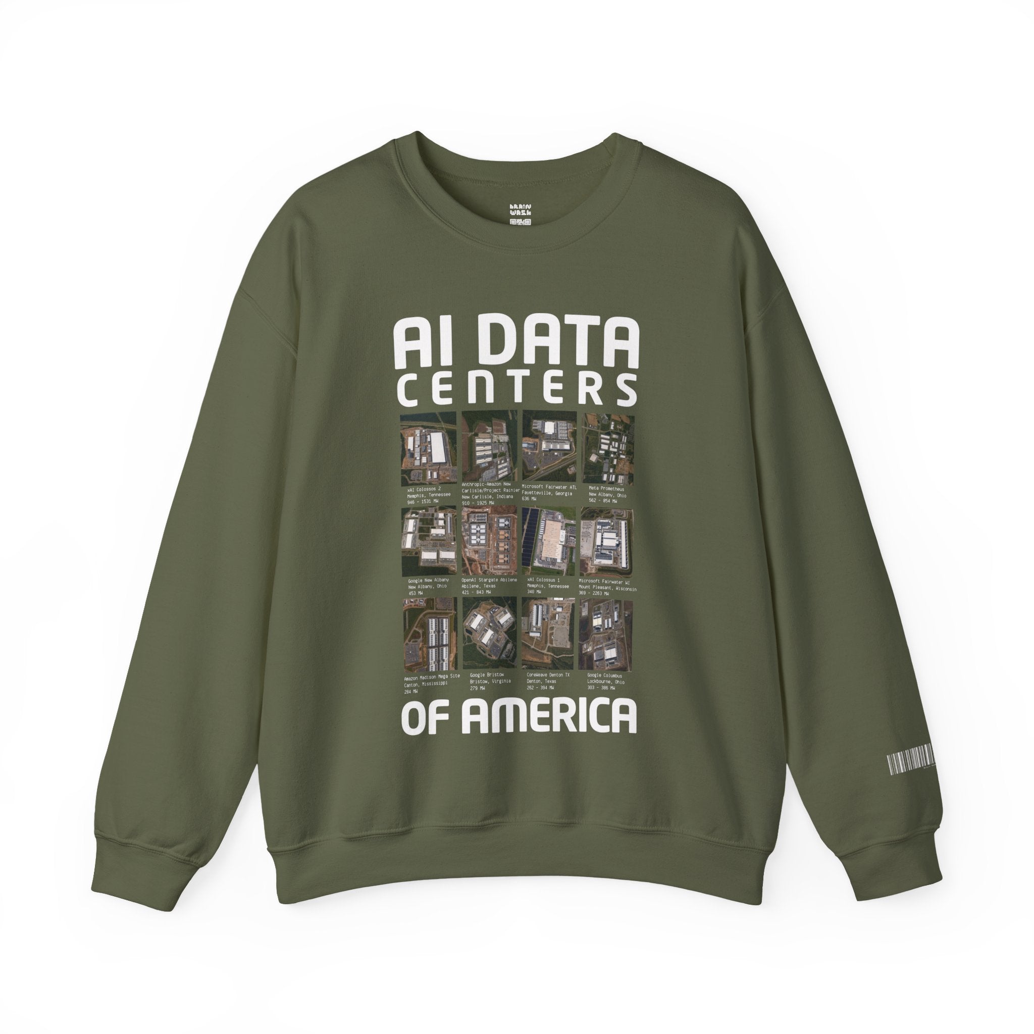AI Data Centers Of America Sweatshirt