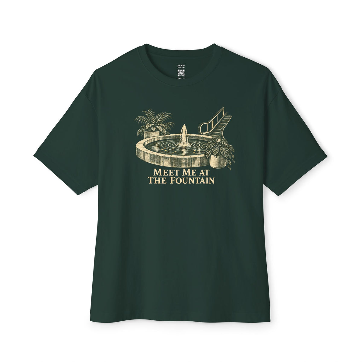 At The Fountain Oversized Tee