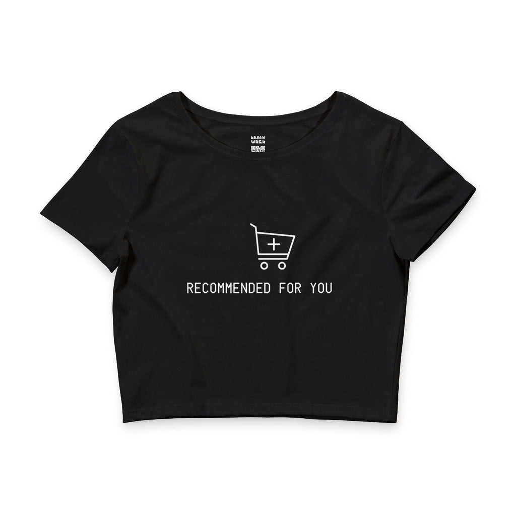 Recommended For You Crop Top Baby Tee