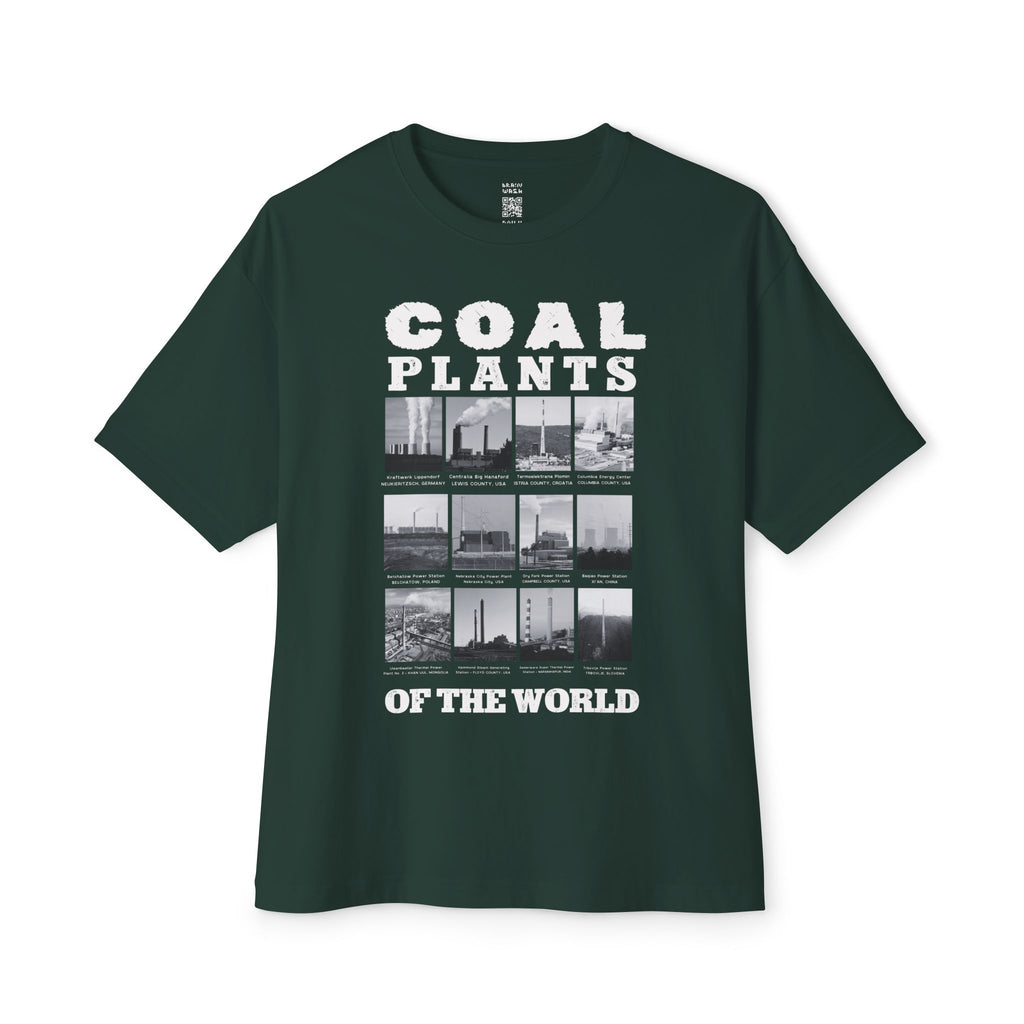 Coal Plants of the World Oversized Tee