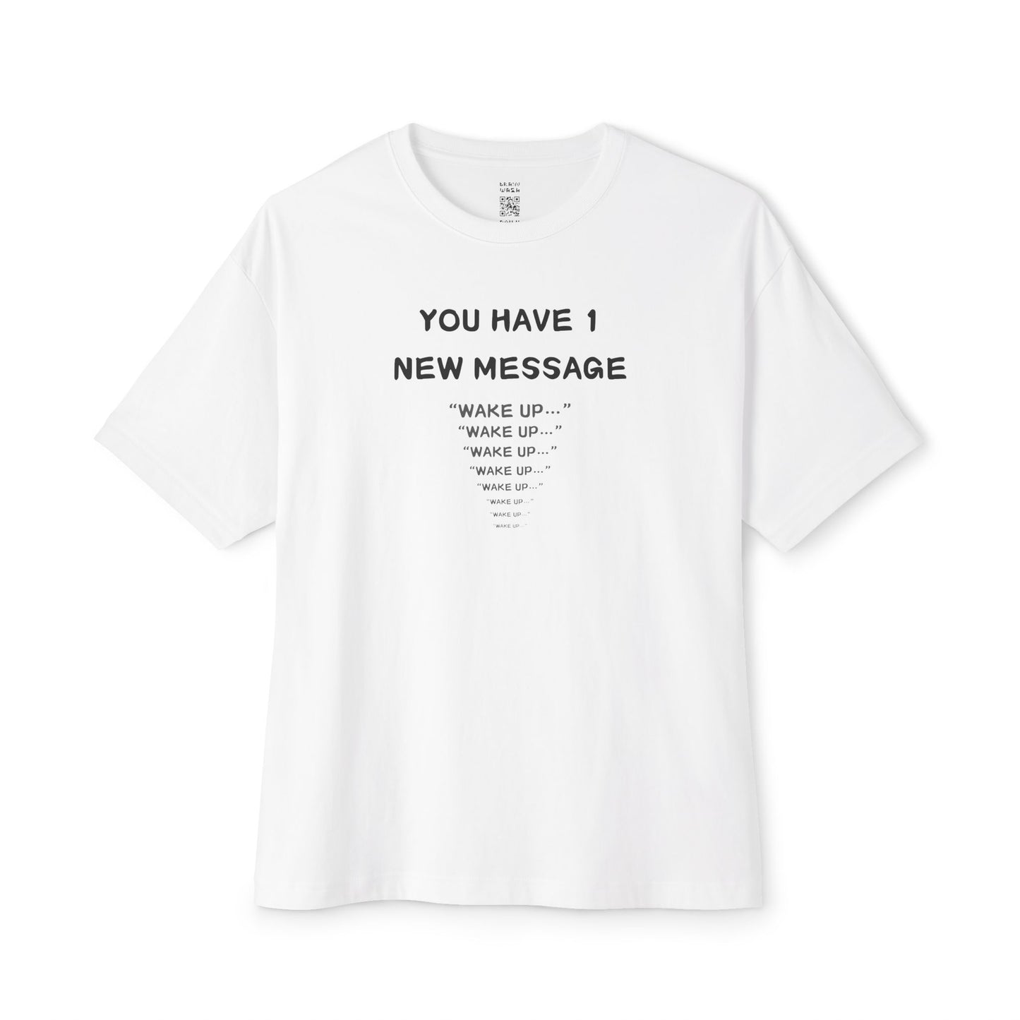 1 New Message Oversized Tee