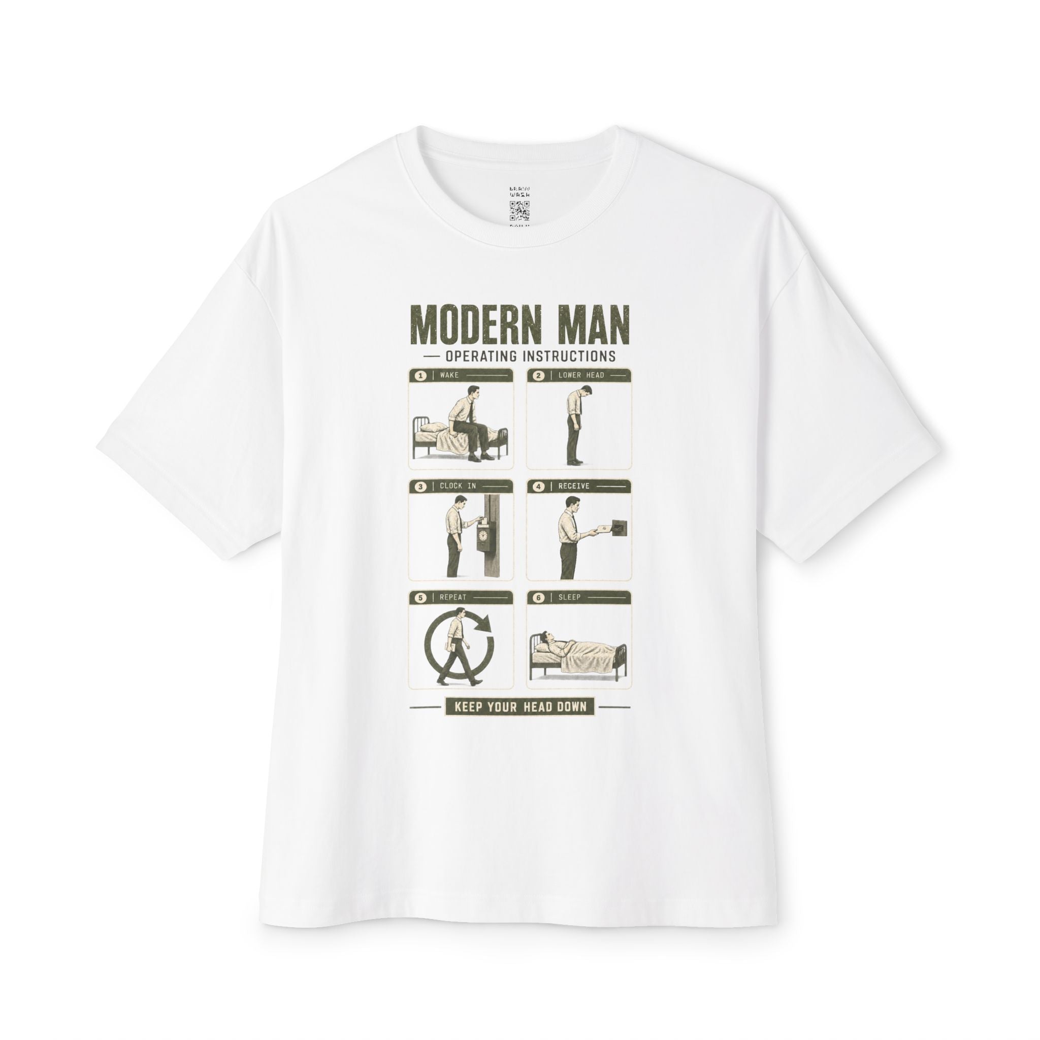 Modern Man Operating Instructions Oversized Tee