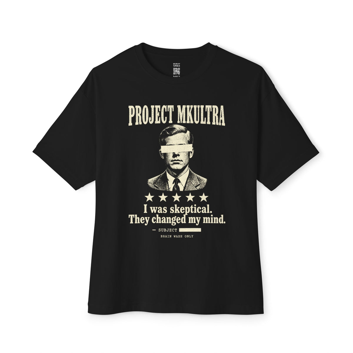 Project MKUltra Review Oversized Tee