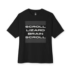 Scroll Lizard Brain Scroll Oversized Tee