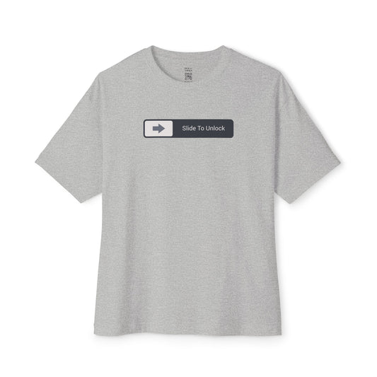 Slide To Unlock Oversized Tee