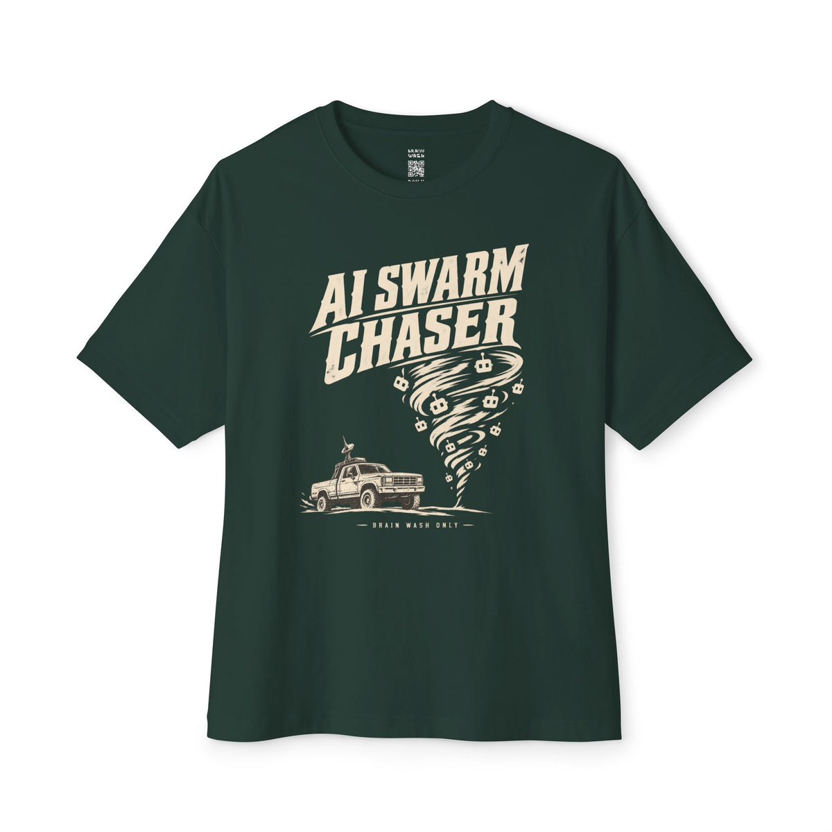 AI Swarm Chaser Oversized Tee