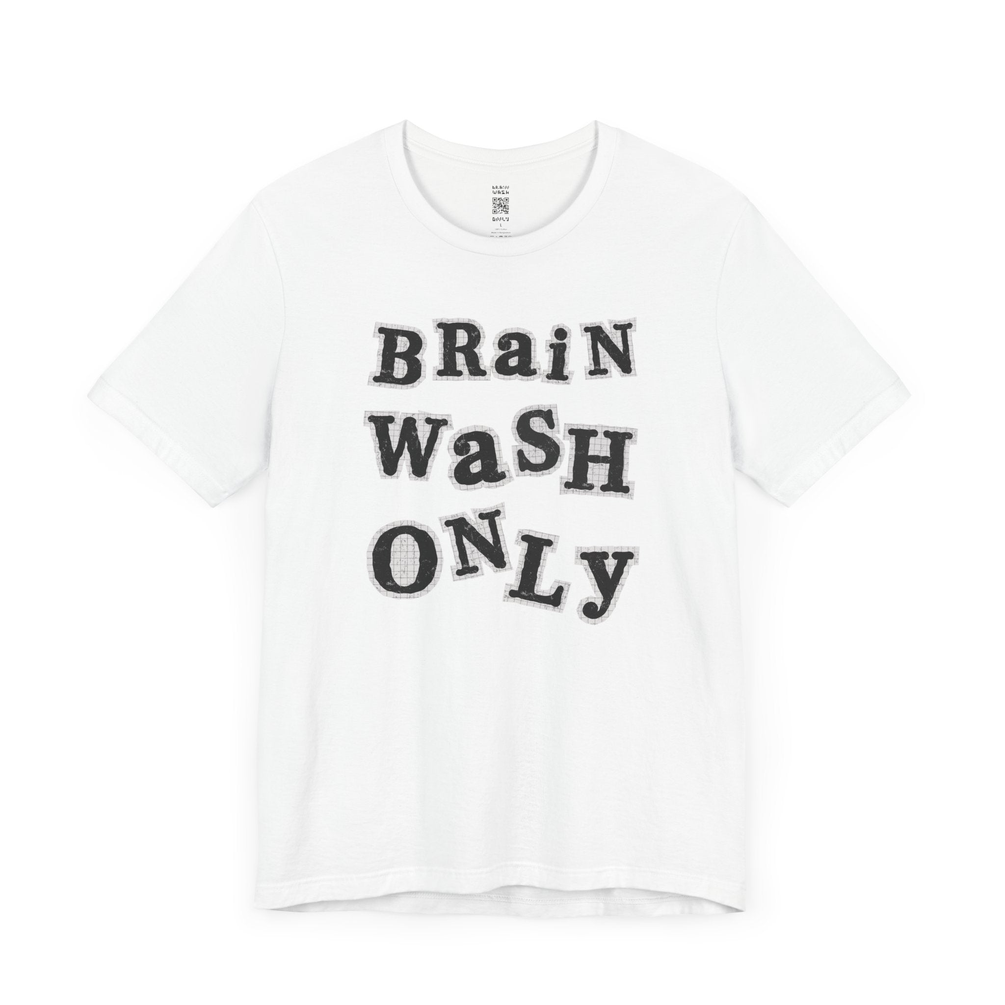 Brain Wash Only Ransom Tee (White)