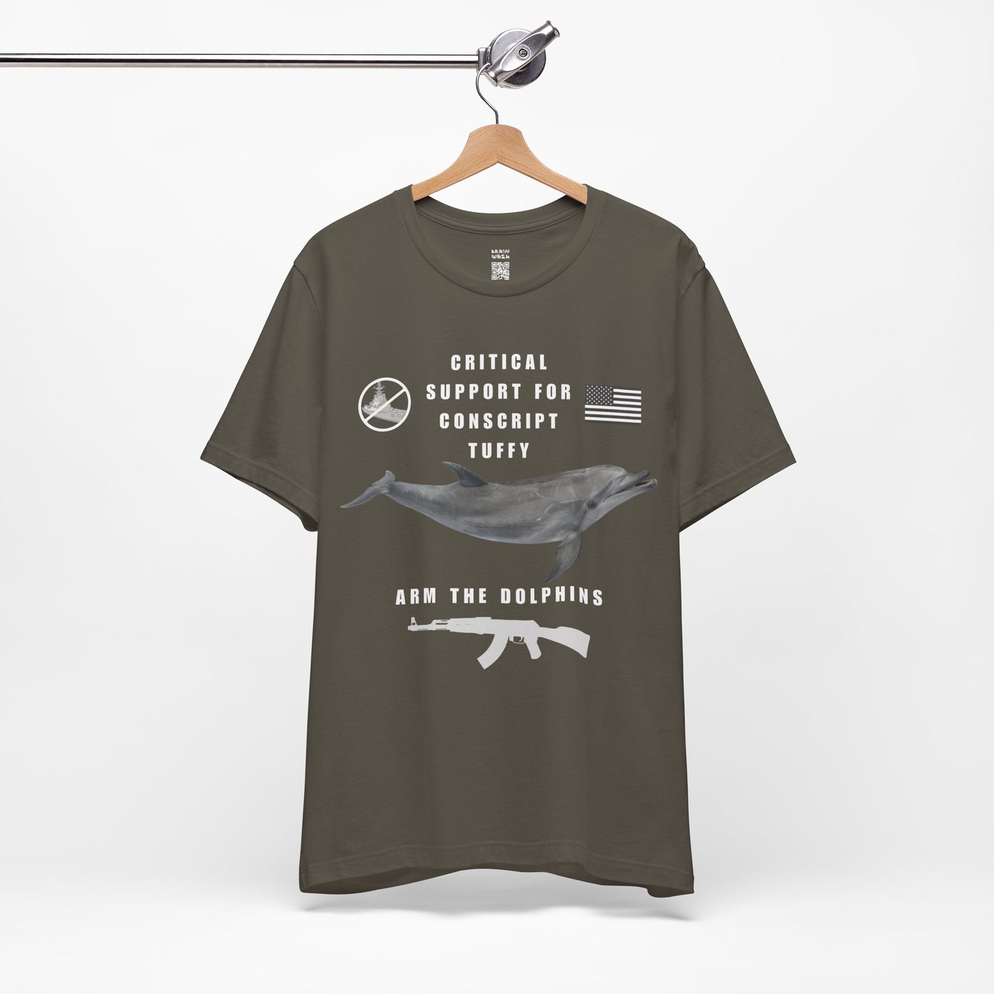 Conscript Tuffy Arm The Dolphins T-Shirt
