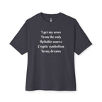 Cryptic Symbolism Oversized Tee