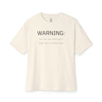 Warning Oversized Tee
