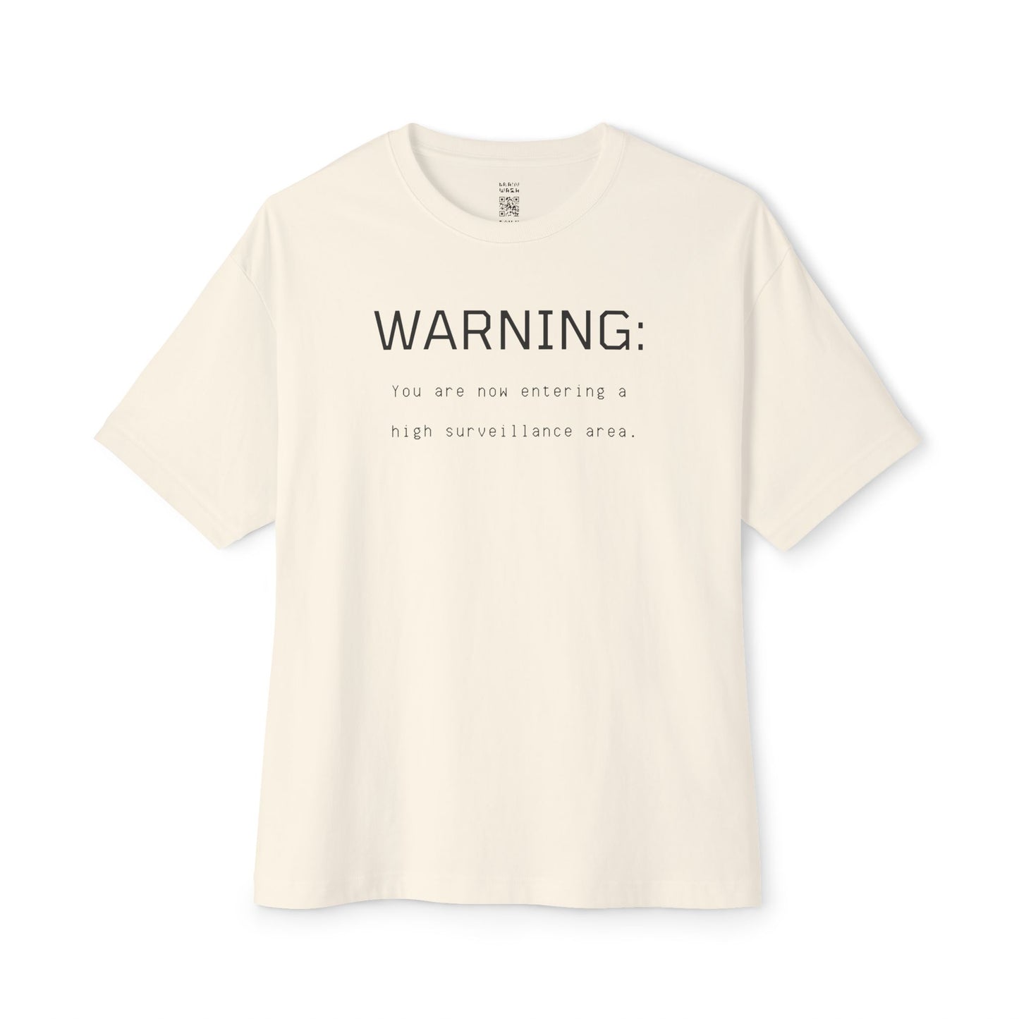 Warning Oversized Tee