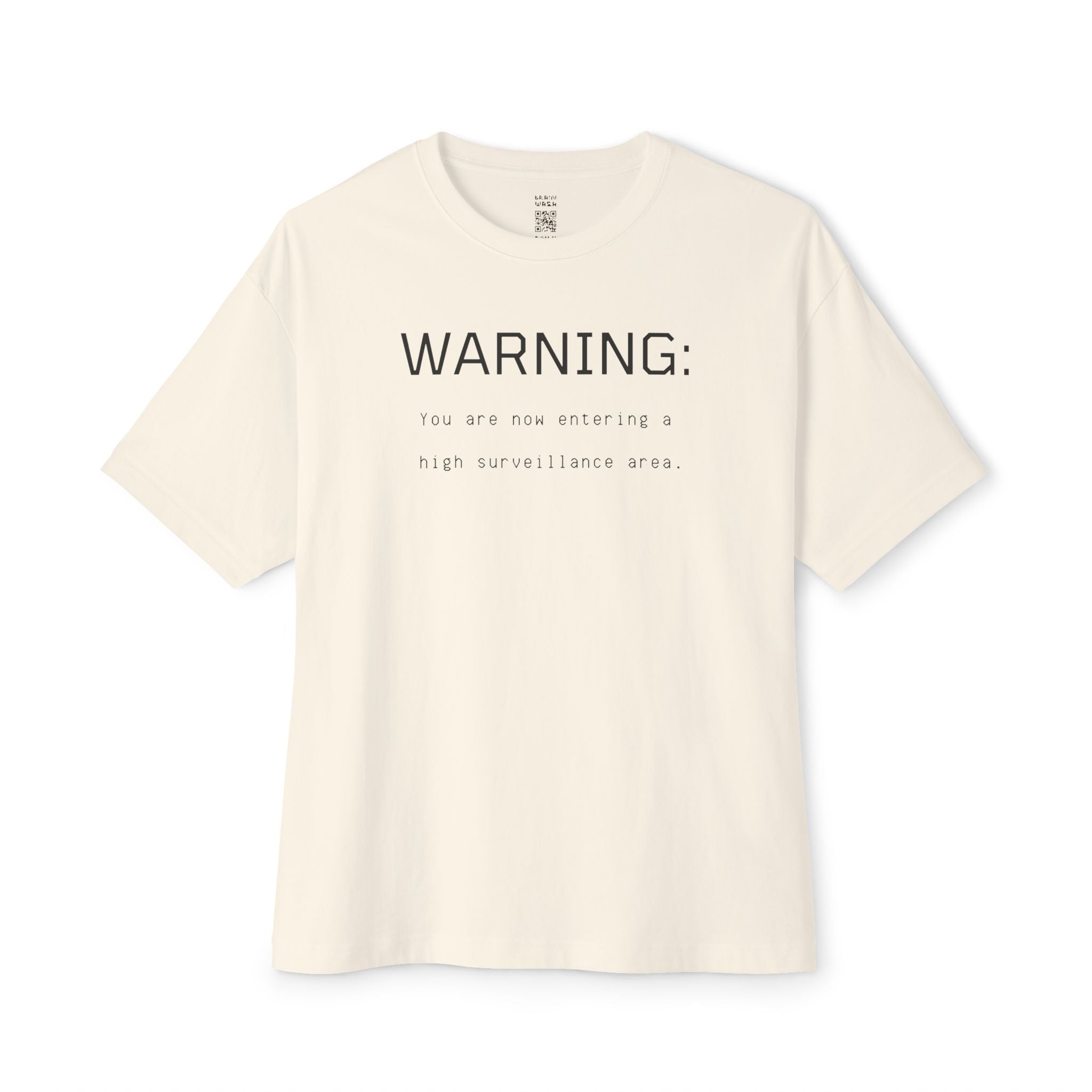 Warning Oversized Tee