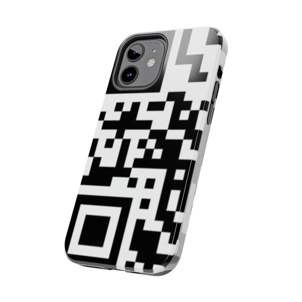 QR Print Tough Phone Case